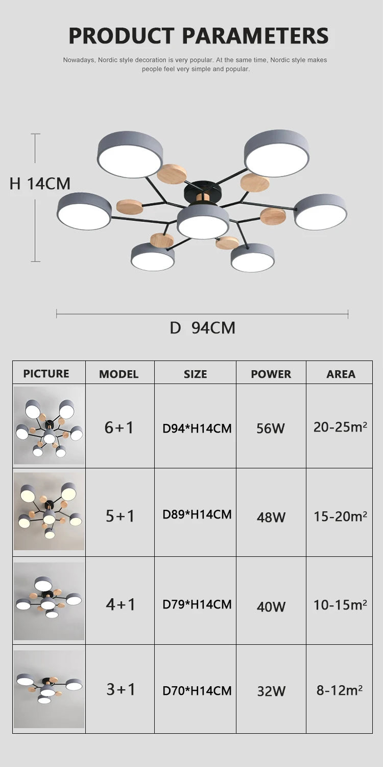 Modern Stamen Bloom LED Chandelier