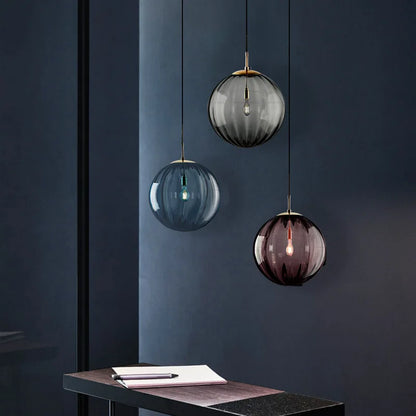Modern Stained Glass Chandelier | Pendant Light for Restaurants, Bars & Home Decor | Artistic Hanging Light Fixture