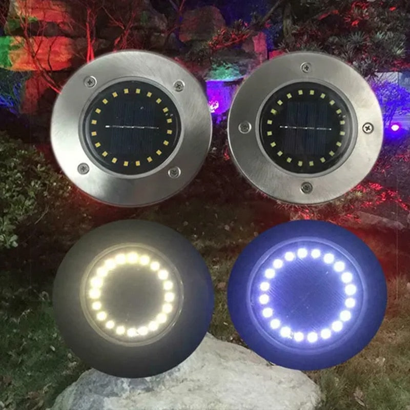 8/20LED Solar Power Disk Light-0-the Housite UK