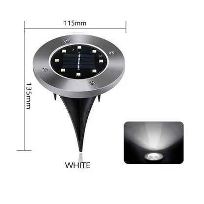 8/20LED Solar Power Disk Light-0-the Housite UK