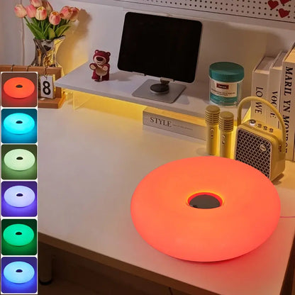Bauhaus Table Lamp – USB Plug-In Donut Ambient Light