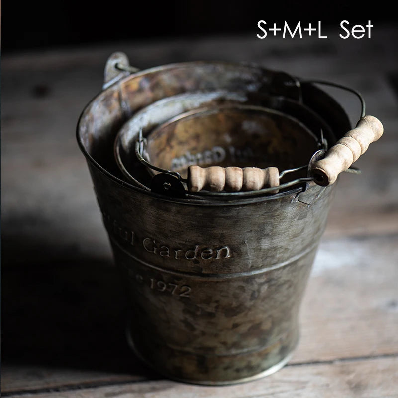 Vintage Iron Bucket