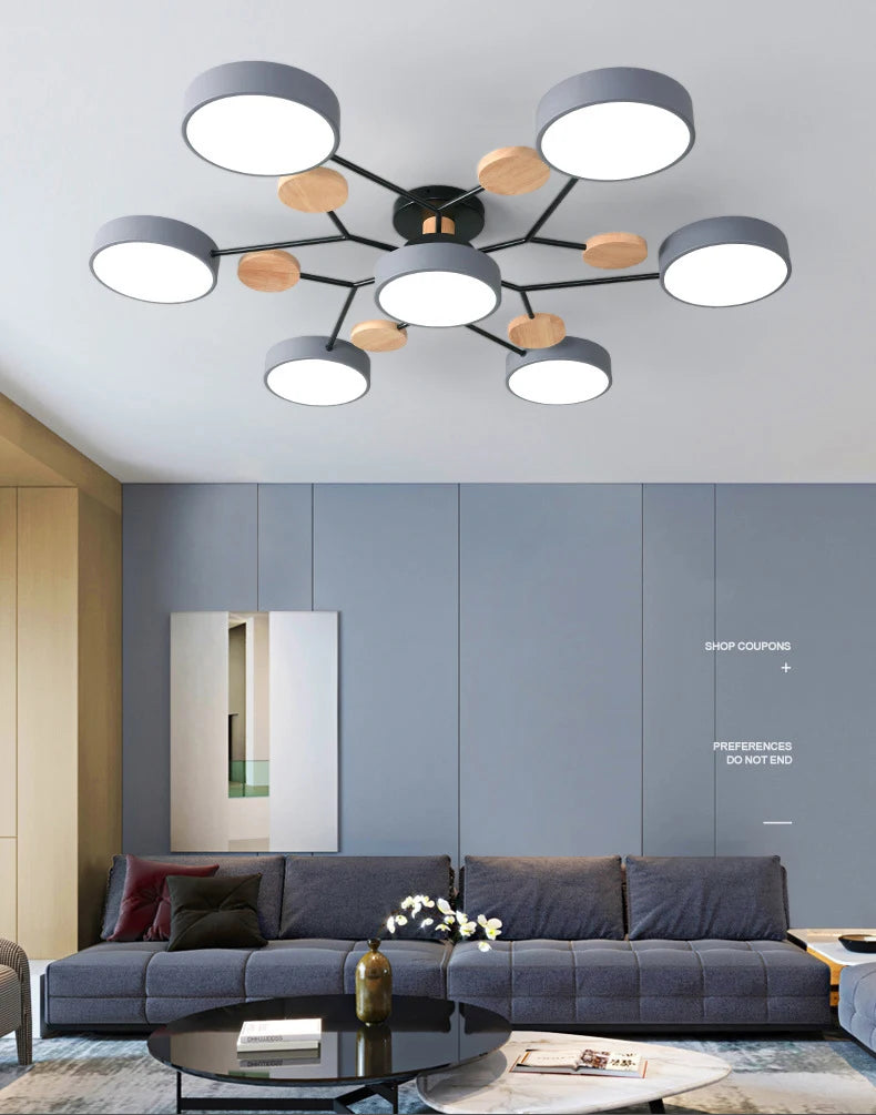 Modern Stamen Bloom LED Chandelier