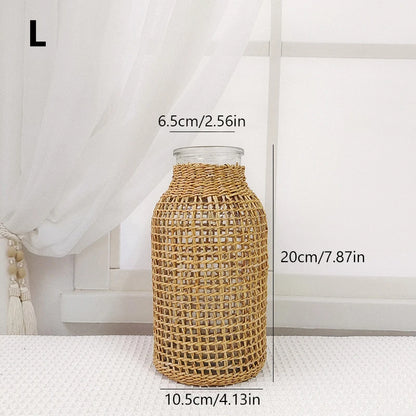 Elevate Your Home Decor with Housite’s Handwoven Rattan Vase