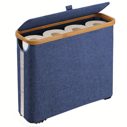 Toilet Paper Storage Basket with Lid – Organize Your Bathroom Essentials