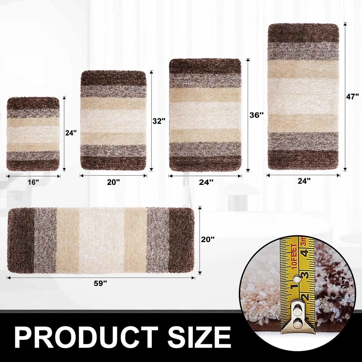 Shaggy Bath Mat