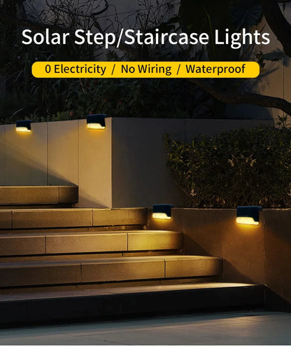 Solar Deck Lights 1-6 Pack – Waterproof LED Solar Lights for Stairs, Pathway, Fence & Patio