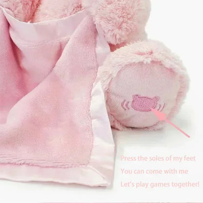 24cm Shy Bear Hide & Seek Plush Toy – The Perfect Interactive Companion for Your Little One!