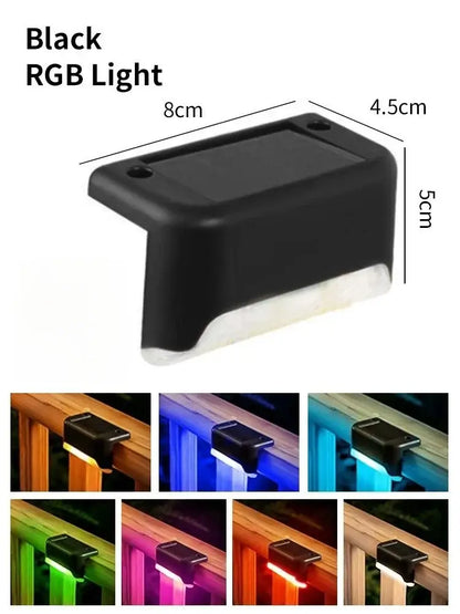Solar Deck Lights 1-6 Pack – Waterproof LED Solar Lights for Stairs, Pathway, Fence & Patio