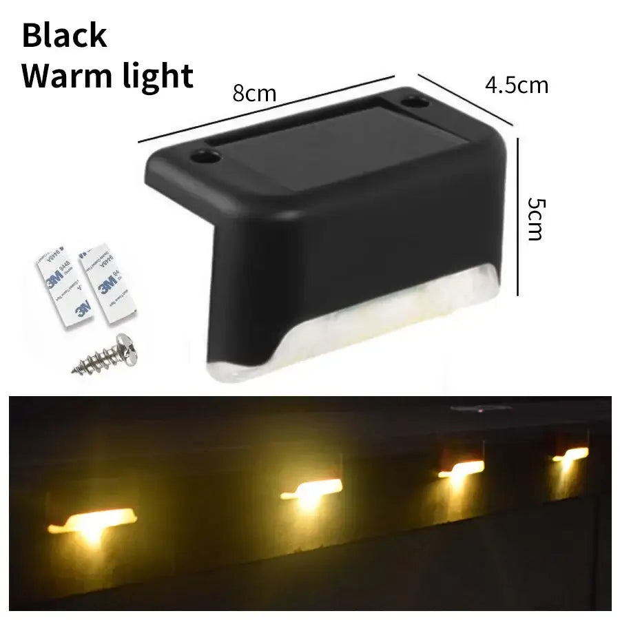 Solar Deck Lights 1-6 Pack – Waterproof LED Solar Lights for Stairs, Pathway, Fence & Patio