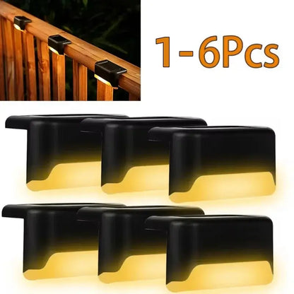 Solar Deck Lights 1-6 Pack – Waterproof LED Solar Lights for Stairs, Pathway, Fence & Patio