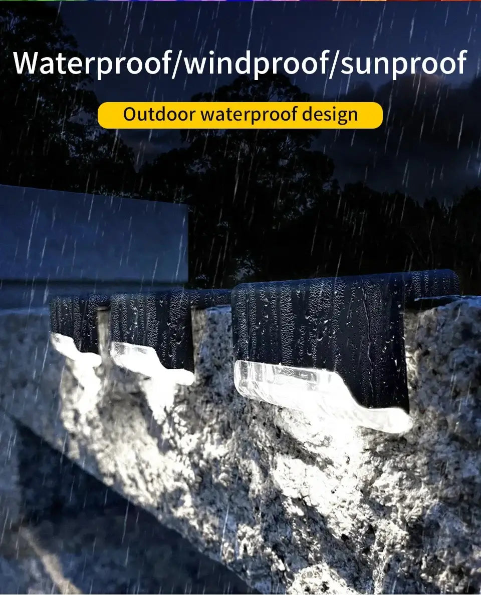 Solar Deck Lights 1-6 Pack – Waterproof LED Solar Lights for Stairs, Pathway, Fence & Patio