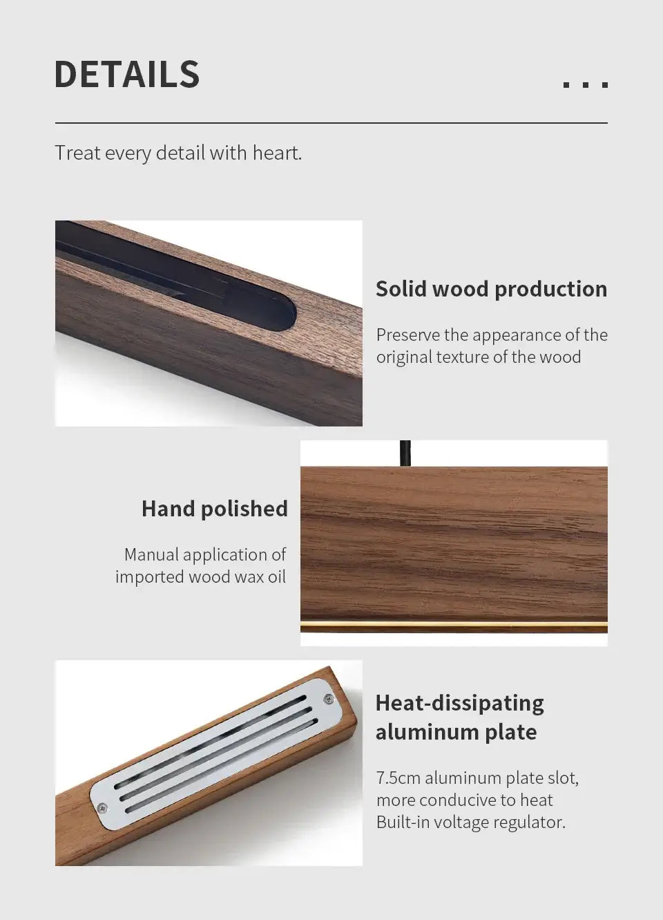 Nordic Wooden pendant light - Housite Pine Plate Fixing / 180cm 30W / 12-30W|White light