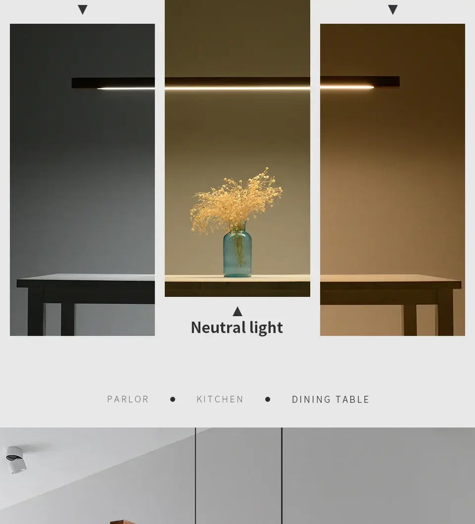 Nordic Wood Pendant Lights showcasing neutral light in dining areas, highlighting modern design and wood accents by Housite.