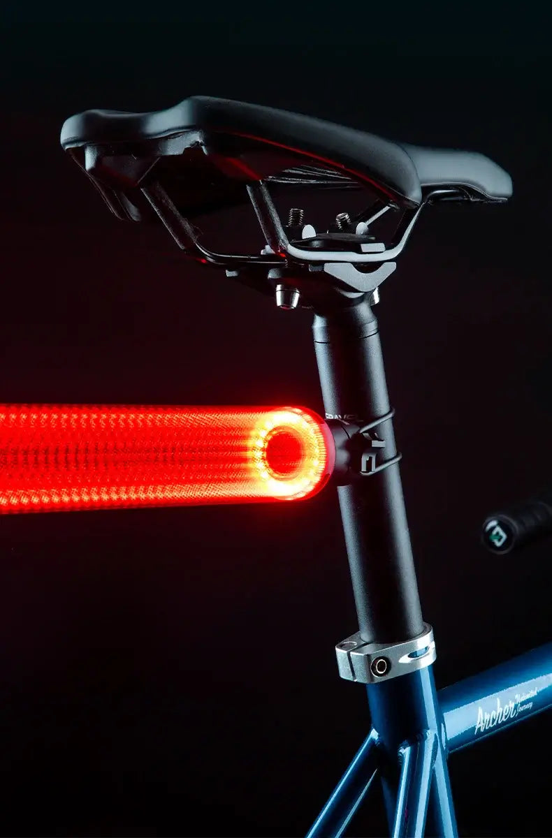 Smart Bike Tail Light – USB-C Rechargeable LED Rear Bicycle Light | IPX6 Waterproof Safety Light for Night Riding & Cycling on bicycle