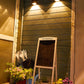 LED Solar Light Outdoor Garden Square Wall Lamp-the Housite UK