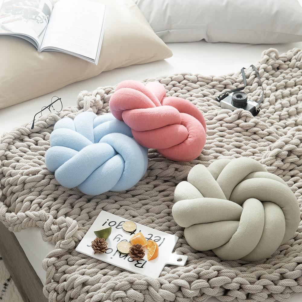 100% Cotton Hand Knot Back Cushions-0-the Housite UK