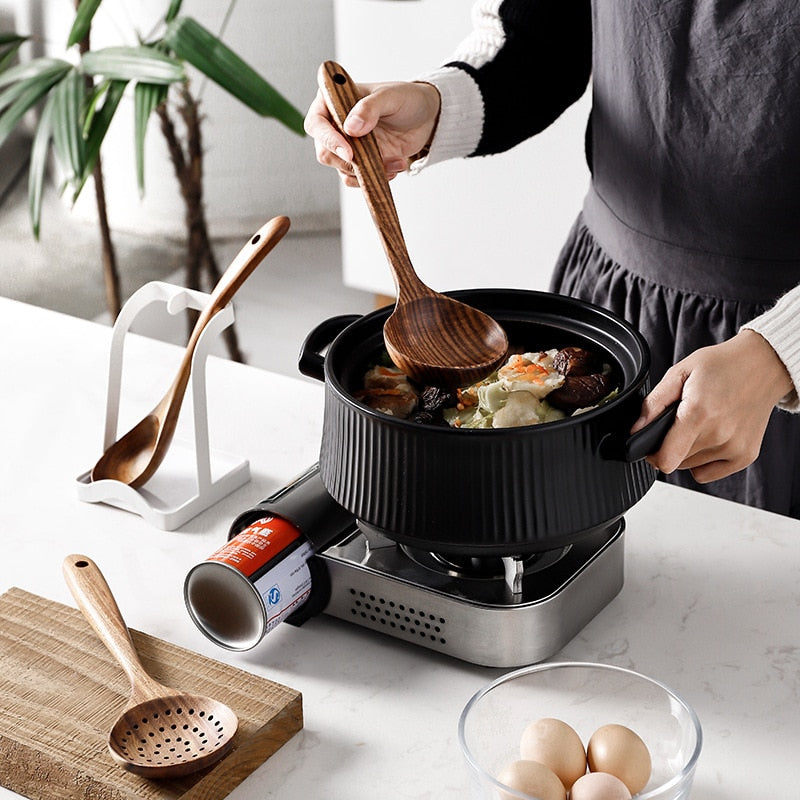 Teak Wood Kitchen utensil set-0-the Housite UK
