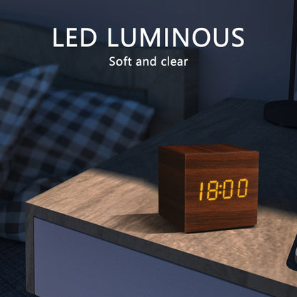 LED Wooden Alarm Clock-0-the Housite UK