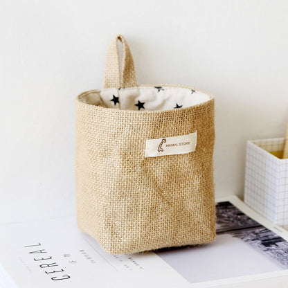 Jute Cotton Linen Storage Bag-the Housite UK