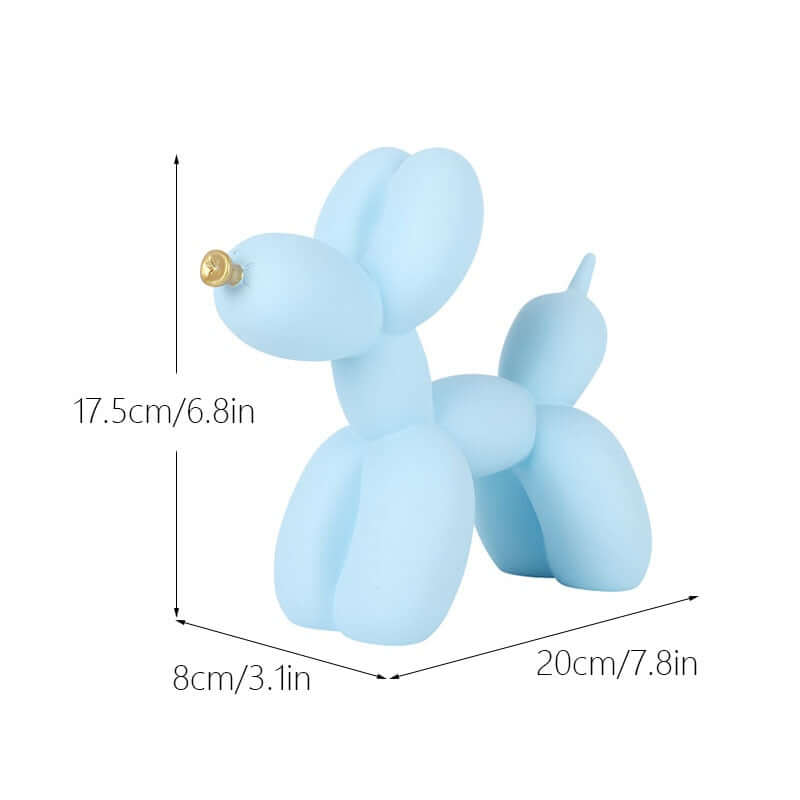 Nordic Balloon Dog Figurines - Housite 0 Light Blue